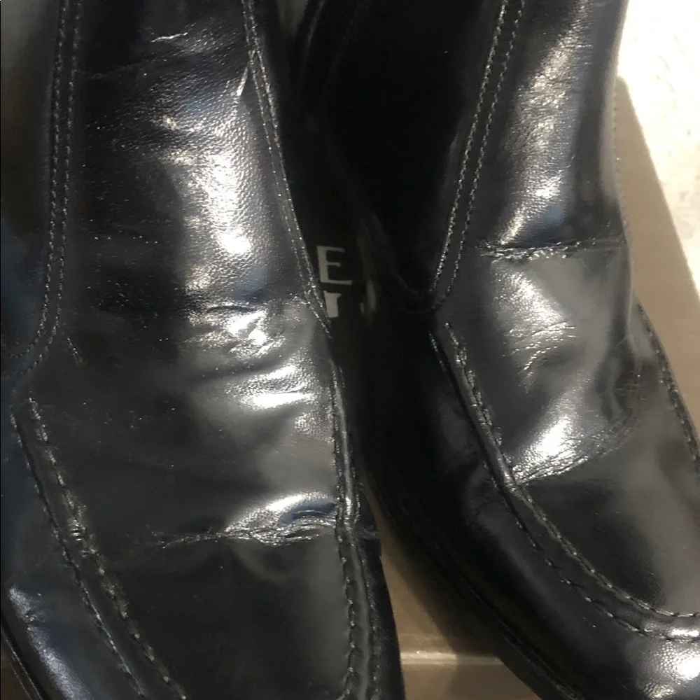 Florsheim Black Leather Zip Dress Boots - Picture 15 of 16